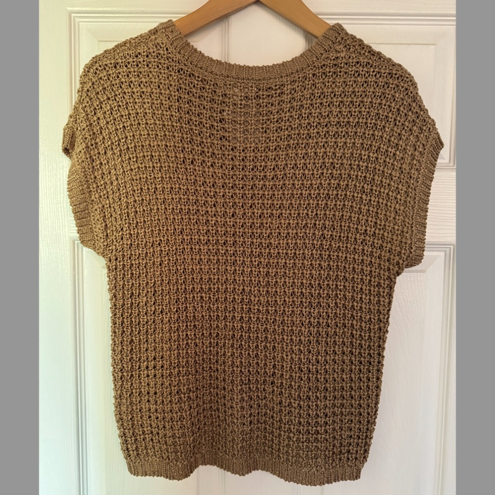 Boxy Blu Pepper Brown Knit Sweater NWT Size small